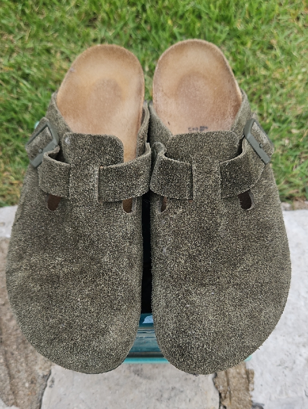 Birkenstock Boston Suede Clogs